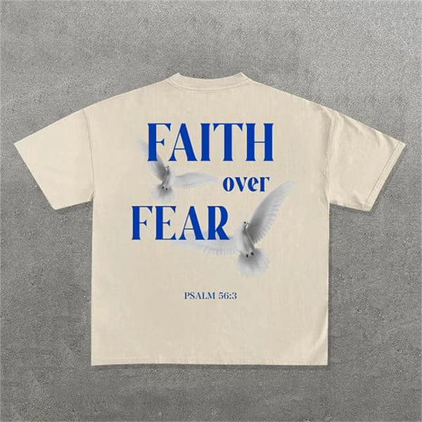 Personality Letter Pattern Oversized T-shirt Men