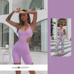Sports Dance Jumpsuit Seamless Sexy Yoga Bodysuit Jumpsuit Gym