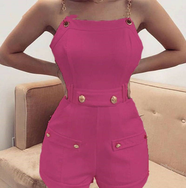 Short Jumpsuit Slim Romper Playsuit Clubwear
