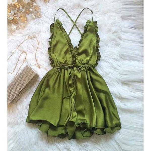 Fashion Women Sexy Sleepwear Style Jumpsuit Rompers Clubwear Playsuit Trousers 3 color