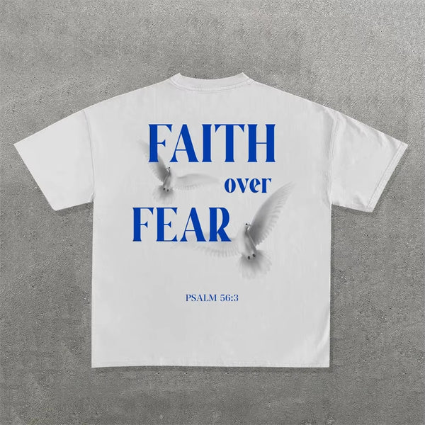 Personality Letter Pattern Oversized T-shirt Men