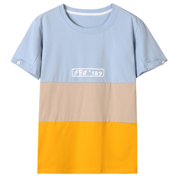 Fashion Striped Family Matching Outfits Summer Casual T Shirt Shorts Sets Couples Parentage Pajamas Holiday Outdoor Suits
