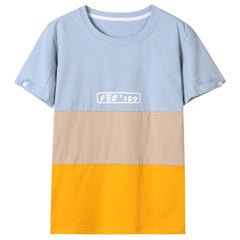 Fashion Striped Family Matching Outfits Summer Casual T Shirt Shorts Sets Couples Parentage Pajamas Holiday Outdoor Suits